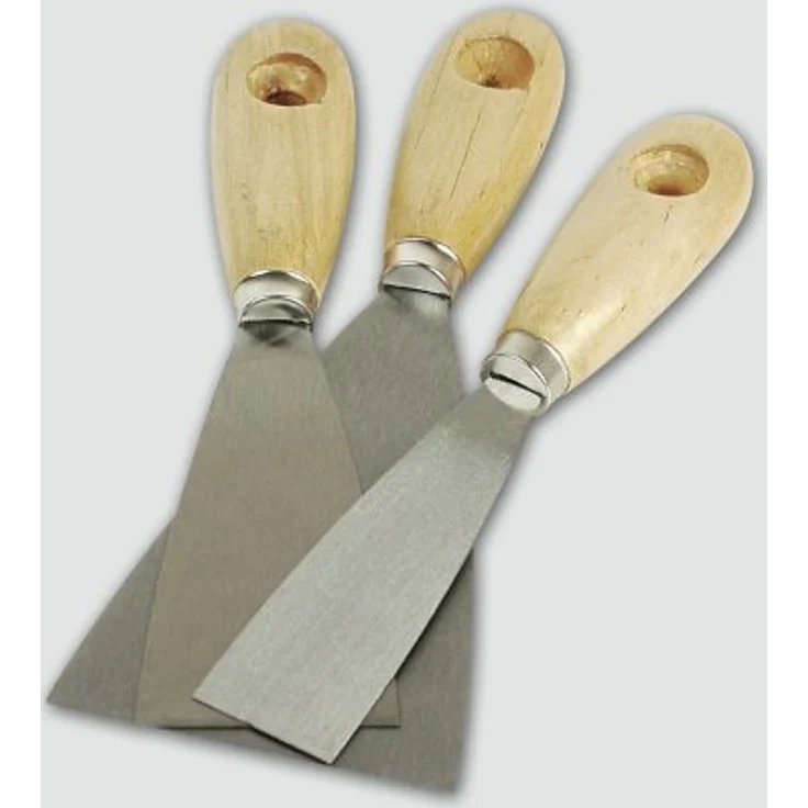 Brüder Mannesmann Werkzeuge M 611-03 Malerspachtelsatz 3-teilig, 3 Stück