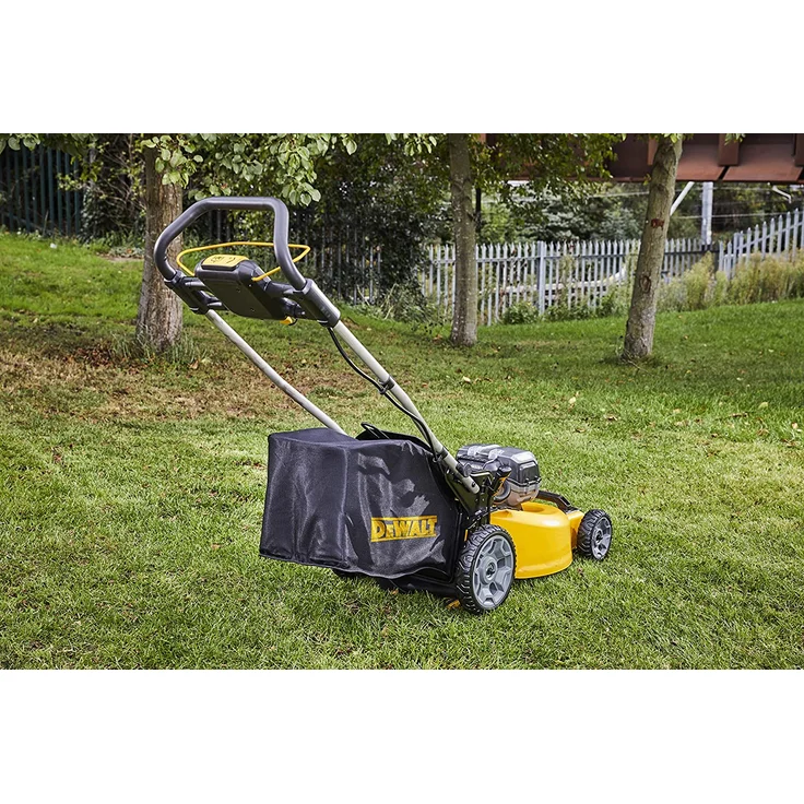 Dewalt Akku-Rasenmäher - 18V, 48 cm Schnittbreite, für große Grundstücke - bis 800m², mit Mulchfunktion, 5-fache Schnitthöhenverstellung, 55l Fangkorb, ohne Akku und Ladegerät DCMW546N - DCMW564N-XJ – Bild 10