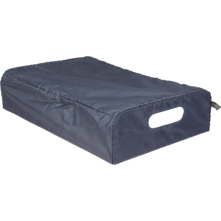 Meori Campingschrank Abdeckhaube für Faltbox Polyester abwischbar Schutz Verstauen Ablage Archivieren grau