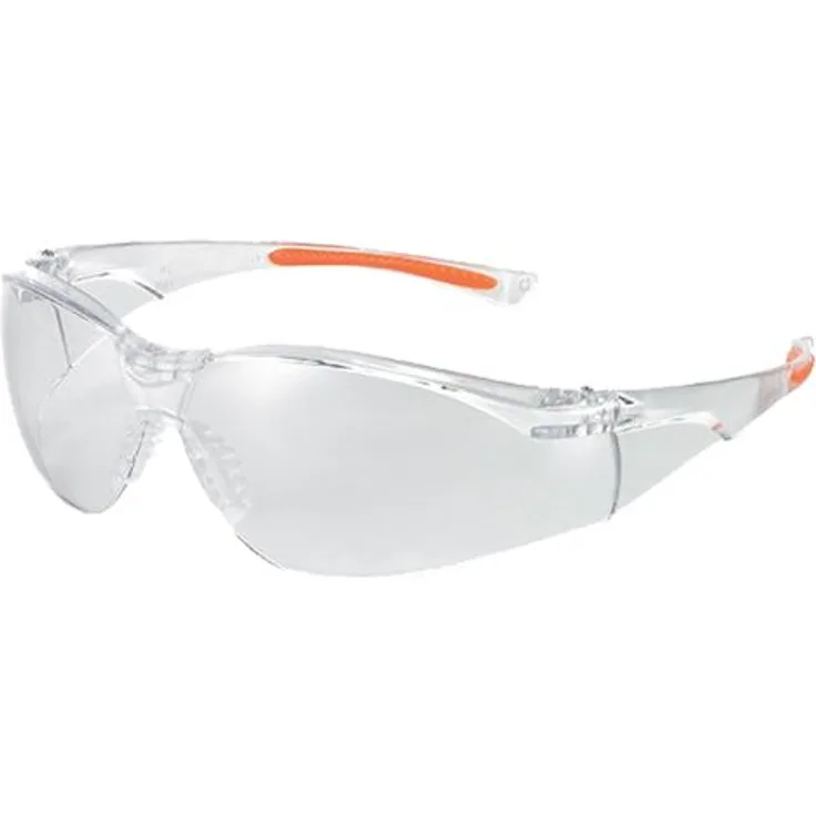 Univet 1.303 cm Nr. 1.303 cm Schutzbrille mit Glas, transparent/orange