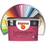 Alpina Farbrezepte Innenfarbe Wandfarbe 2,5 L Lichtes Gelb - helles Gelb - Alpina Farben