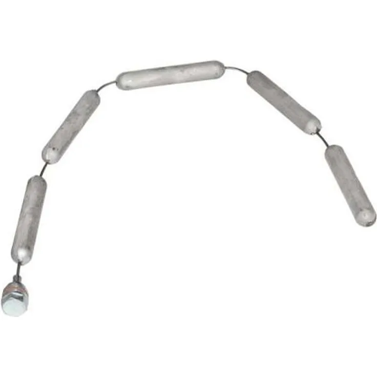 Afriso Kettenanode Opferanode Anode Ø22mm Länge 800mm 3-4' AG mit PTFE-Ring selbstdichtend 69829 - Afriso