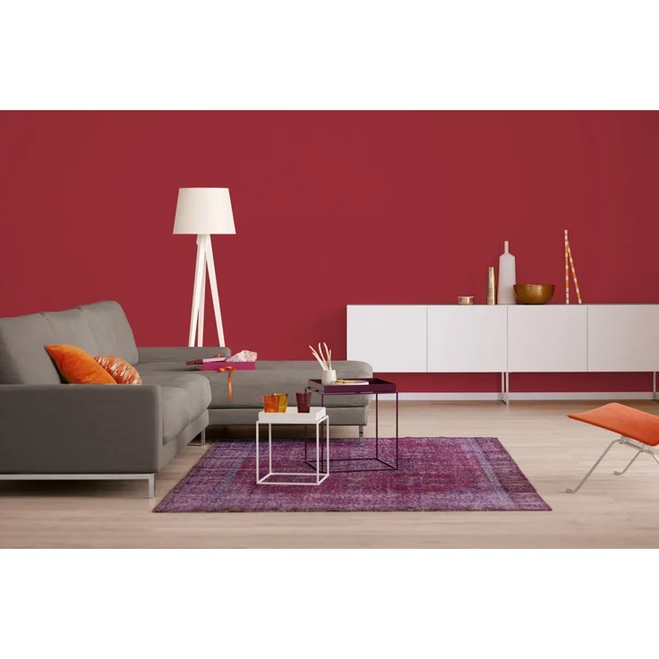 Alpina Farbrezepte Tiefes Rot 2,5 l, flammendes herz, Innenfarbe matt – Bild 2