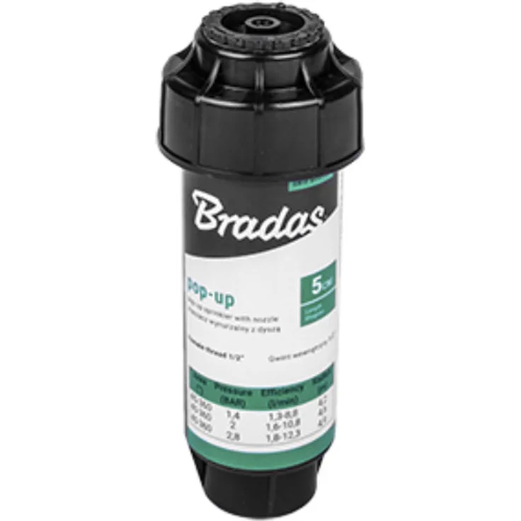 Bradas Versenkregner mit 360° Düse 5cm