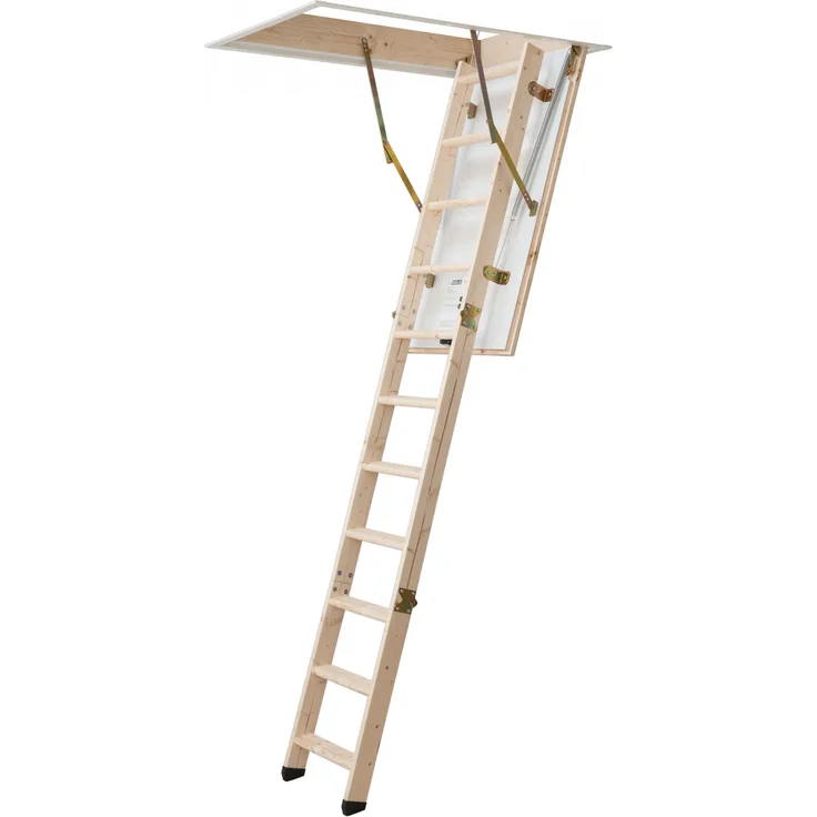 Dolle Bodentreppe kompakt 3-teilig bis 285cm Raumhöhe mit U-Wert 1,3 Deckenöffnung 130x70cm