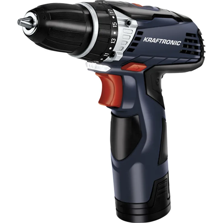 KRAFTRONIC Akku-Bohrschrauber KT-AS 12 Li-2 , 12 V, 2 Akkus