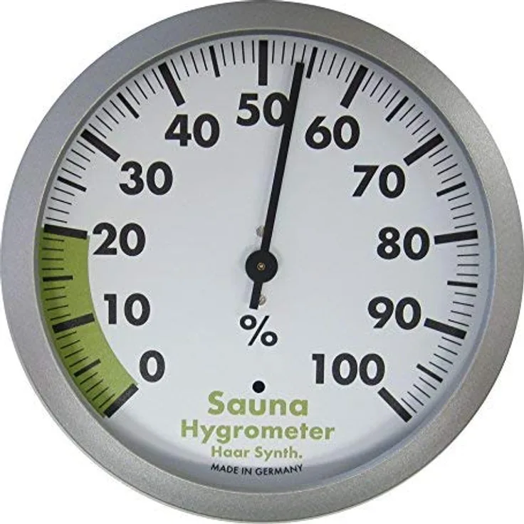 TFA Dostmann Analoges Sauna-Hygrometer, hitzebeständig, zum Messen der Luftfeuchtigkeit
