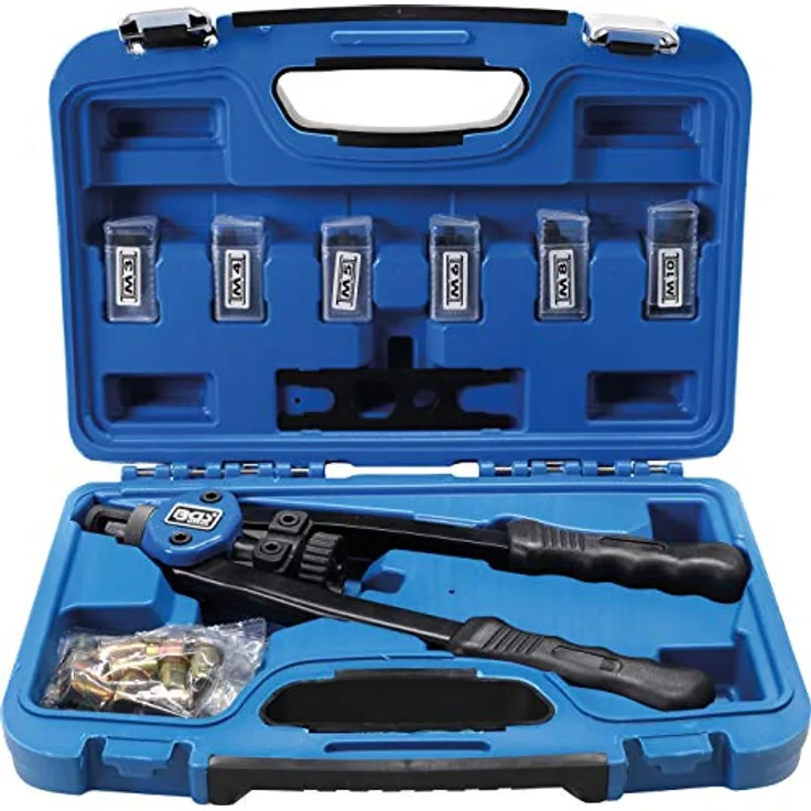 BGS technic 408 Nietmutternzangen-Satz M3-M10 68-TLG