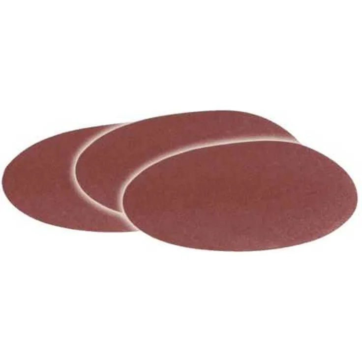 Scheppach Schleifpapier Set für Band - und Tellerschleifer BTS700 | 9 teiliges Schleifset | 3x K80 / K120 / K180 | Durchmesser 125 mm | Zubehör Bandschleifer