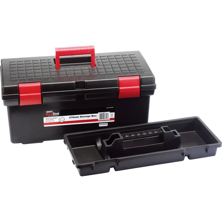DRAPER Redline 67785 300 x 140 x 95 mm Kunststoff Aufbewahrungsbox, 67806