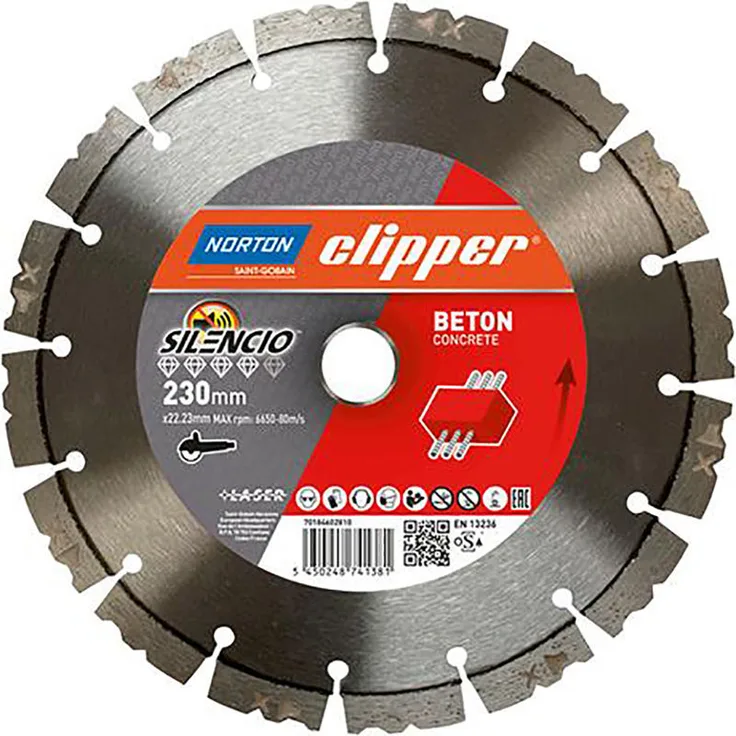 Norton Clipper Dia.-Scheibe Pro Beton Silencio 350mm