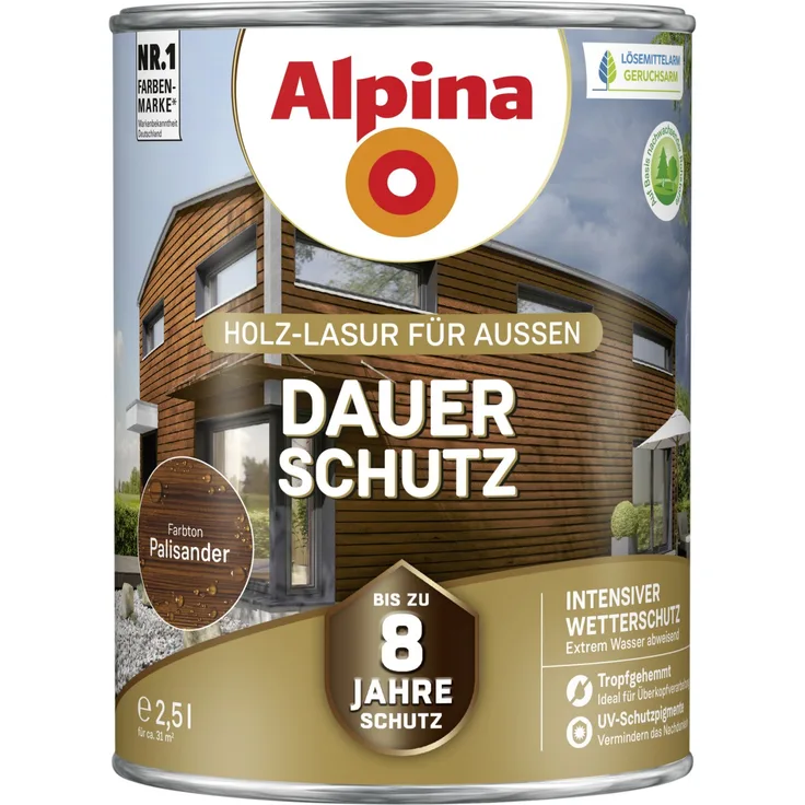 Alpina Dauer-Schutz 2,5 l, palisander