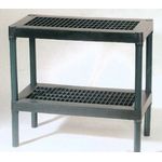 Rion Green Kunststoff Pflanztisch Grün mit 2 Etagen