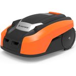YARD FORCE Mähroboter X50i bis zu 500 qm-Selbstfahrender Rasenmäher Roboter mit WLAN-Verbindung, App-Steuerung, iRadar Ultraschallsensor, Kantenschneide-Funktion und bürstenloser Motor, schwarz-orange