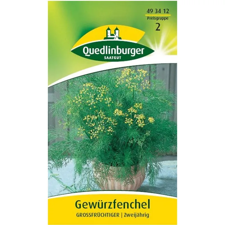 QUEDLINBURGER Gewürzfenchel, Großfrüchtiger