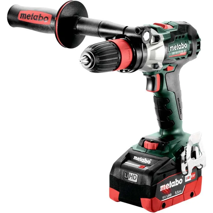 Metabo Akku-Gewindebohrer GB 18 LTX BL Q I, 18V 2x5.5Ah LiHD, Ladegerät ASC 145, MetaboX 145 L - 602362660
