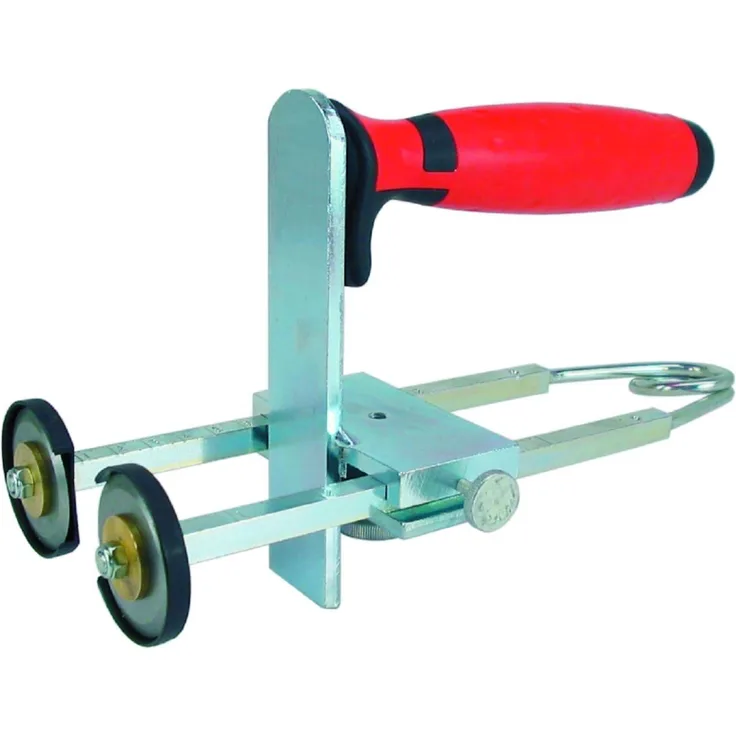 Hawe Streifenschneider Gipskartonplatte 730.45 Plattenschneider Trockenbau 120mm, 2-Komponenten-Griff