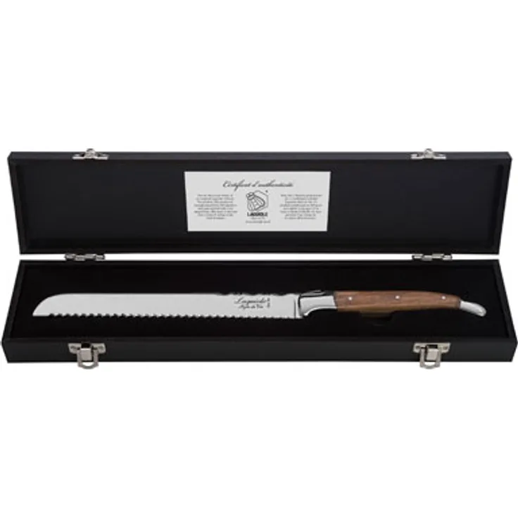 Laguiole Style de Vie Brotmesser Olivenholz
