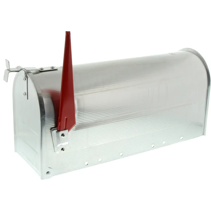 BURG-WÄCHTER U.S. Mailbox mit schwenkbarer Fahne, Aluminium, 892 ALU, Aluminium