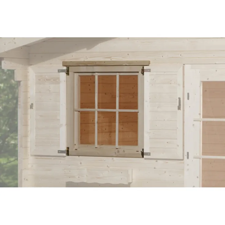 Weka Fenster für Gartenhäuser, Holz-Glas 4004581006846