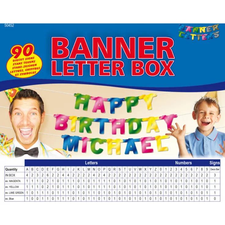 banner-Briefkasten Karton 90 Stück