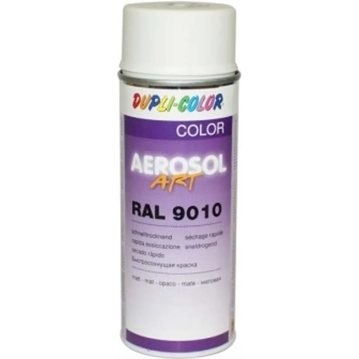 DUPLI-COLOR 741548 Aerosol Art, RAL 9010 Reinweiß Matt – Bild 1