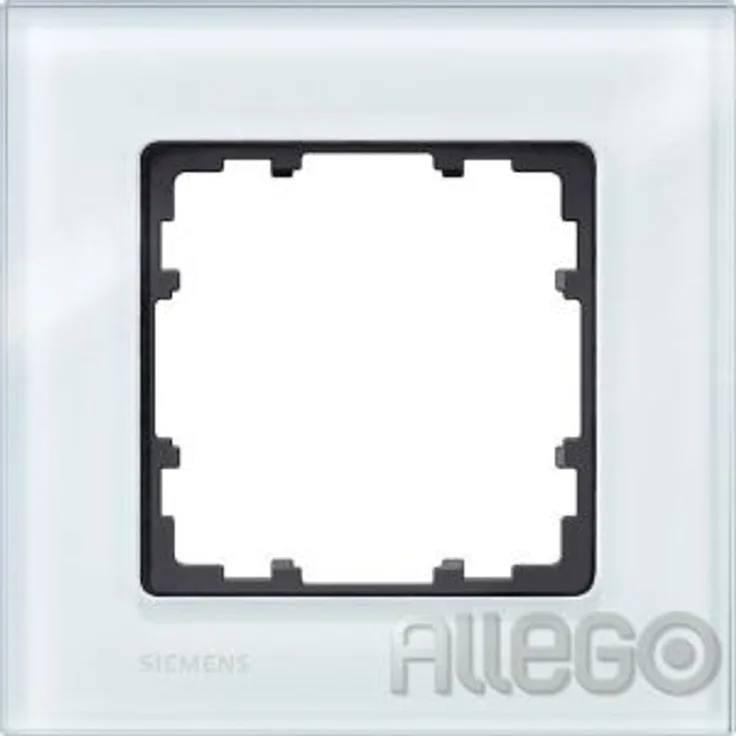 Siemens IS Rahmen 1-fach Delta Miro Glas 5TG1201