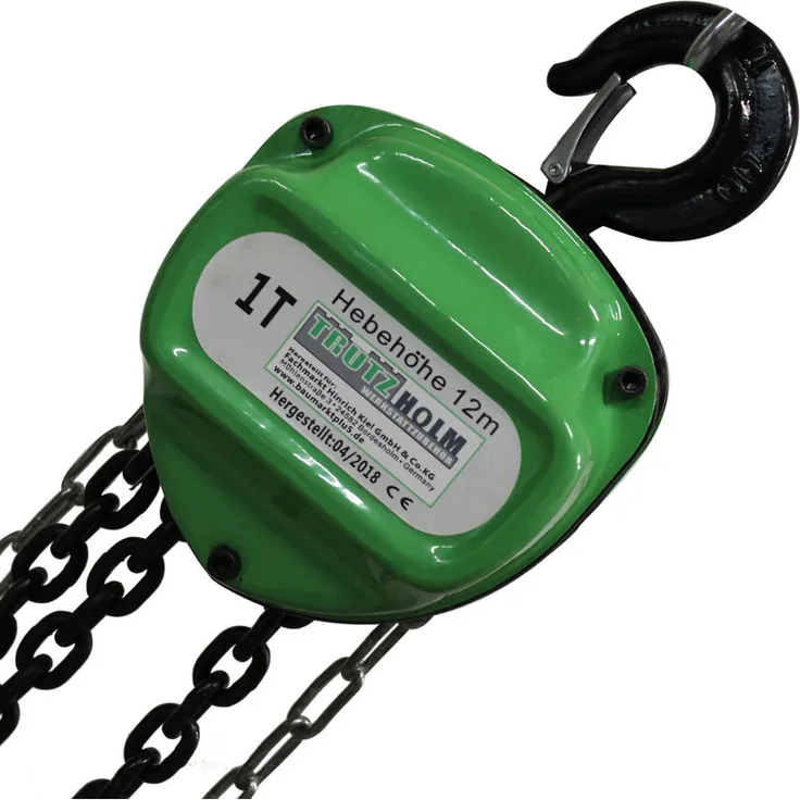 Baumarktplus - TrutzHolm Profi Kettenzug HSC 1t 1000kg-12m Flaschenzug Hebezug Seilzug