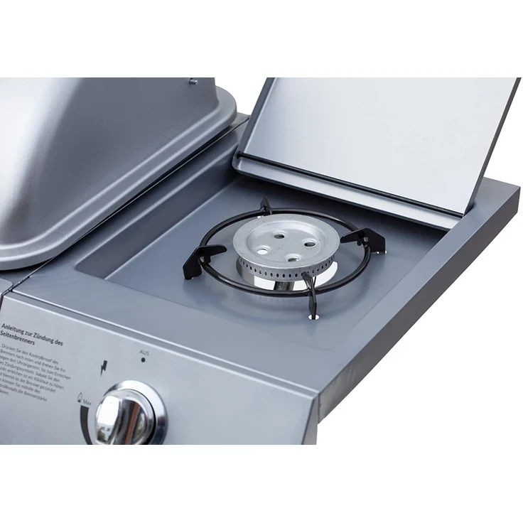 El Fuego Gasgrill, Dayton 6 Plus 1, silber, 53 x 127,5 x 97 cm, AY0460 – Bild 5