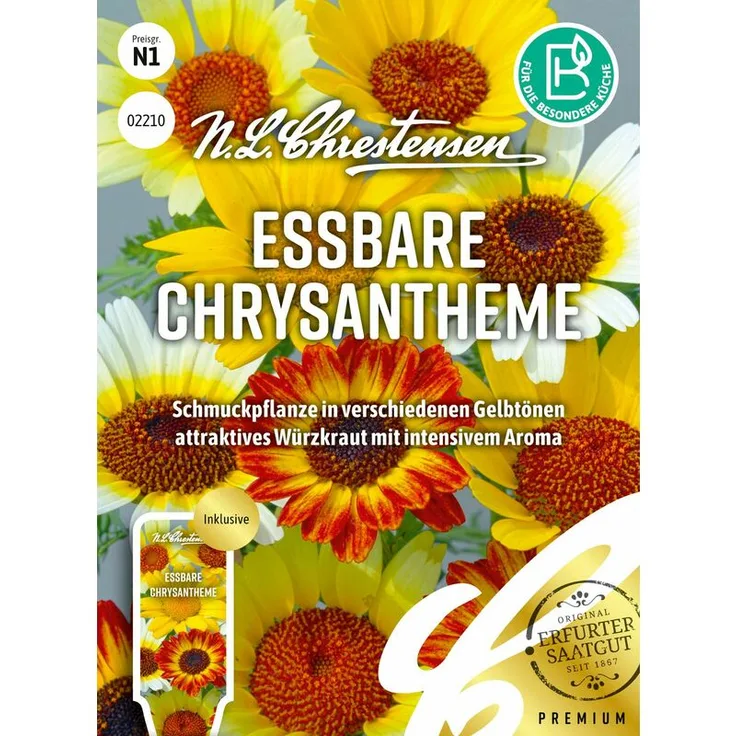 N.L. CHRESTENSEN Essbare Chrysantheme Blumensamen 