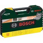 Bosch 103tlg. Bohrer- und Bit Set V-Line Titanium Box (Holz, Stein und Metall, Zubehör Bohr- und Schraubwerkzeuge)