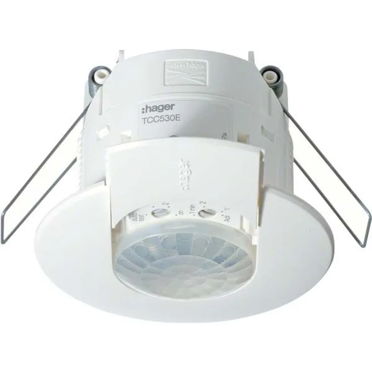 Hager TCC530E KNX Präsenzmelder Multika. für 2 Zonen-Konstantlichtregelung