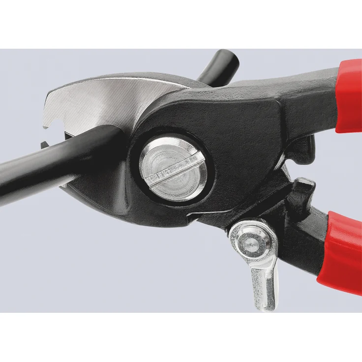 KNIPEX 95 41 165 Kabelschere mit Abisolierfunktion mit Kunststoff überzogen 165 mm – Bild 5
