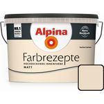 Alpina Farbrezepte Cremiges Hellbraun 2,5 l, sanftes cashmere, Innenfarbe matt