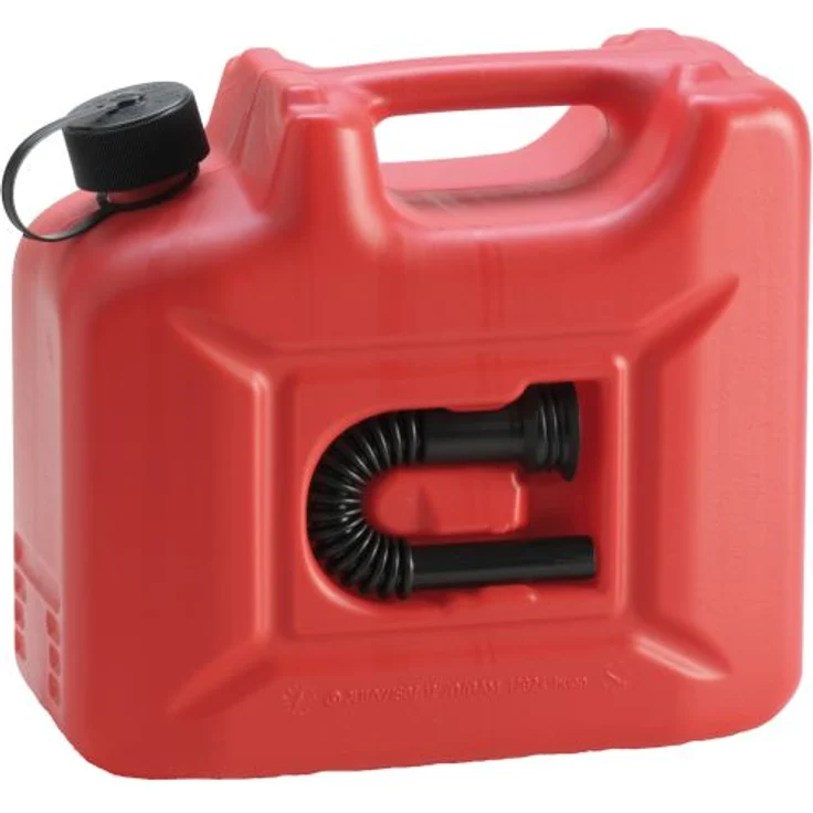 hünersdorff Kraftstoff-Kanister PROFI 10l für Benzin, Diesel und andere Gefahrgüter, UN-Zulassung, made in Germany, -geprüfte Produktion, rot – Bild 1