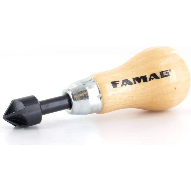 FAMAG 3533 Handsenker mit Holzheft, 12 mm