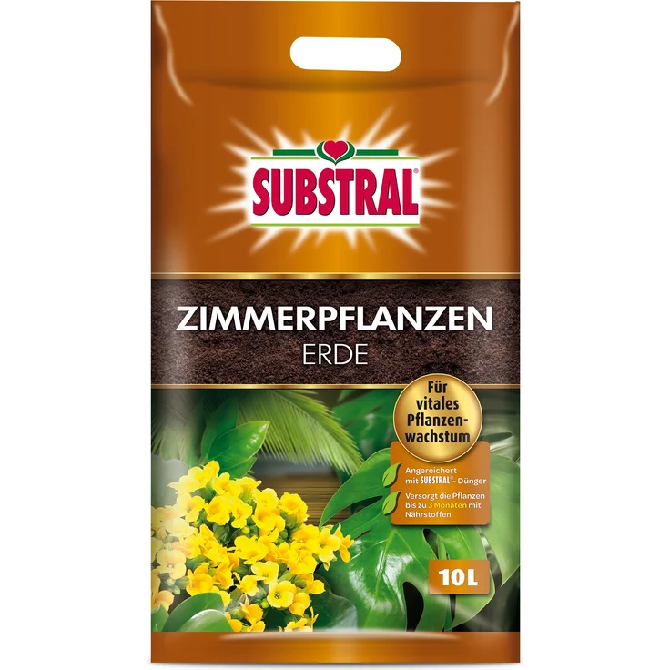 SUBSTRAL Zimmerpflanzenerde, 10 Liter