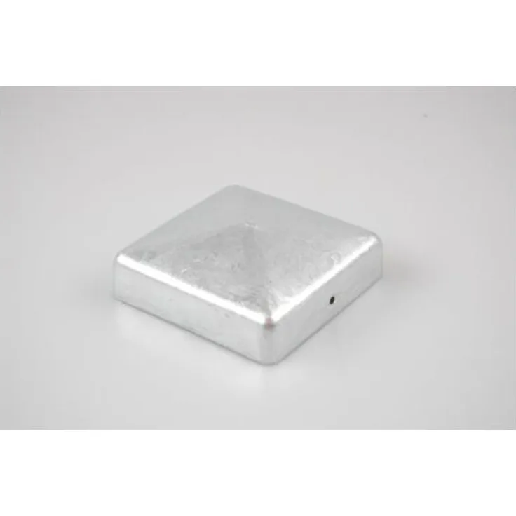 Pfostenkappe verzinkt 71 mm Pyramide Abdeckkappe für Pfosten 7 x 7 cm