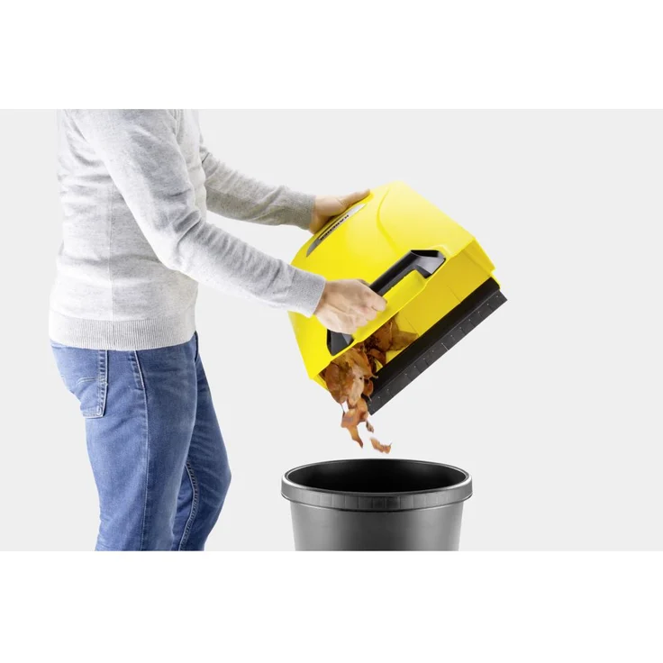 Kärcher S 4 Twin 2-in-1 Kehrmaschine schwarz gelb 20 Liter mit 2 Paar Seitenbesen 68 cm Handkehrmaschine – Bild 6