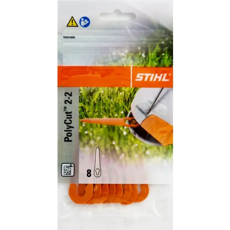 STIHL 40080071000 original PolyCut 2-2 Klingen Kunststoffmesser für FSA 45