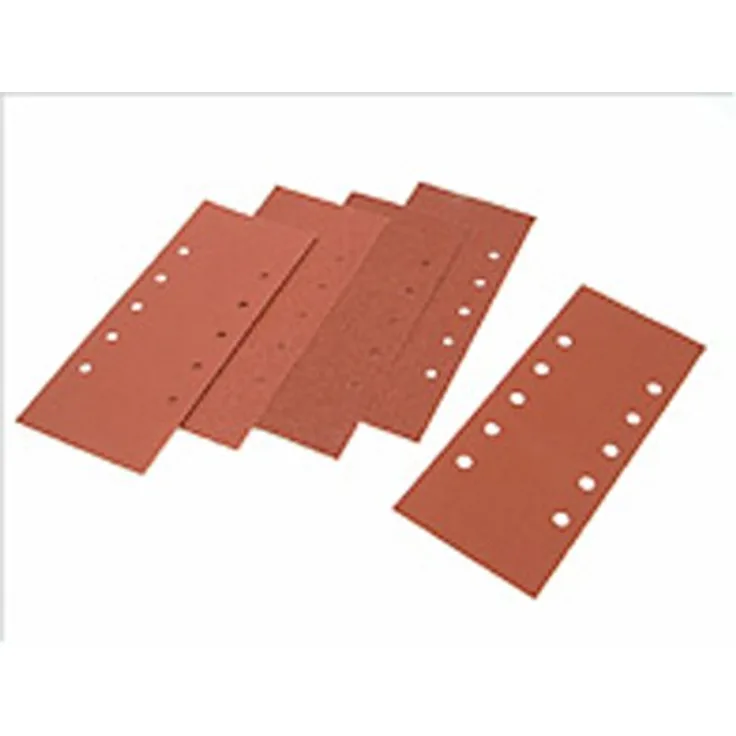 Piranha - halbes Blatt gelocht weiß, Alox – Set von 5