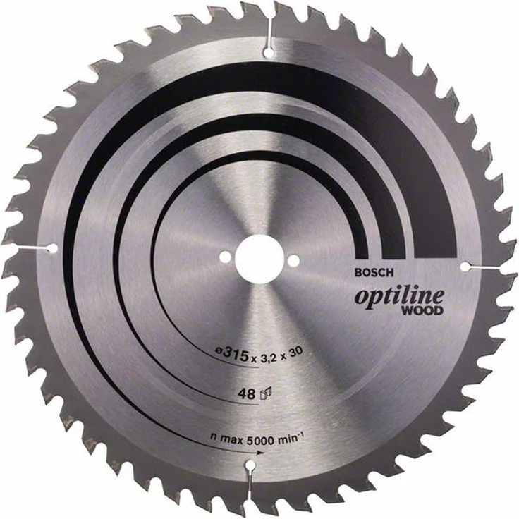 Bosch Professional Kreissägeblatt Optiline Wood (für Holz, 315 x 30 x 3,2 mm, 48 Zähne, Zubehör Kreissäge) – Bild 1