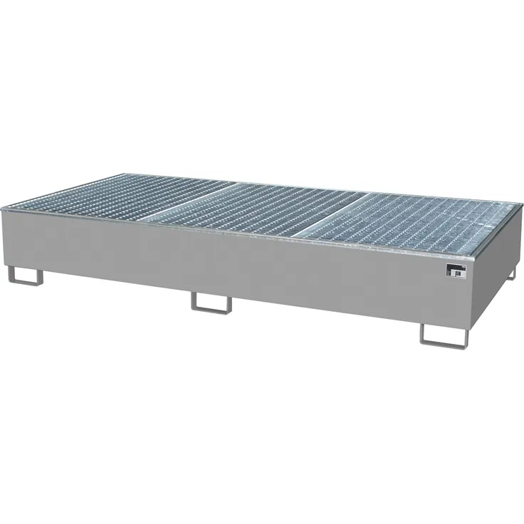 Bauer Auffangwanne AW 1000-2-PE, lackiert, Mausgrau