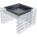 Mähroboter-Garage, BxHxL: 75 x 53 x 75 cm, Stahl