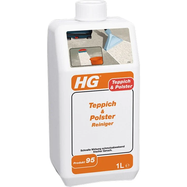 HG Teppich- und Polster-Reiniger 1 Liter – Bild 1