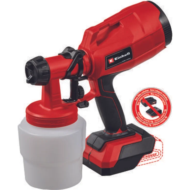 Einhell TC-SY 18/60 Li-Solo Power X-Change PXC ohne Akku ohne Ladegerät Farbsprühsystem – Bild 1