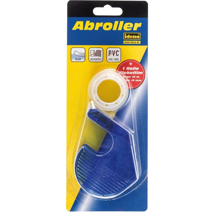 Idena 631054 Klebefilmabroller, gefüllt mit 1 Rolle, 19 mm x 10 m
