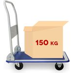 Grafner Plattformwagen Tragkraft 150kg Transportwagen Lagerwagen Transportkarre in Premium Qualität