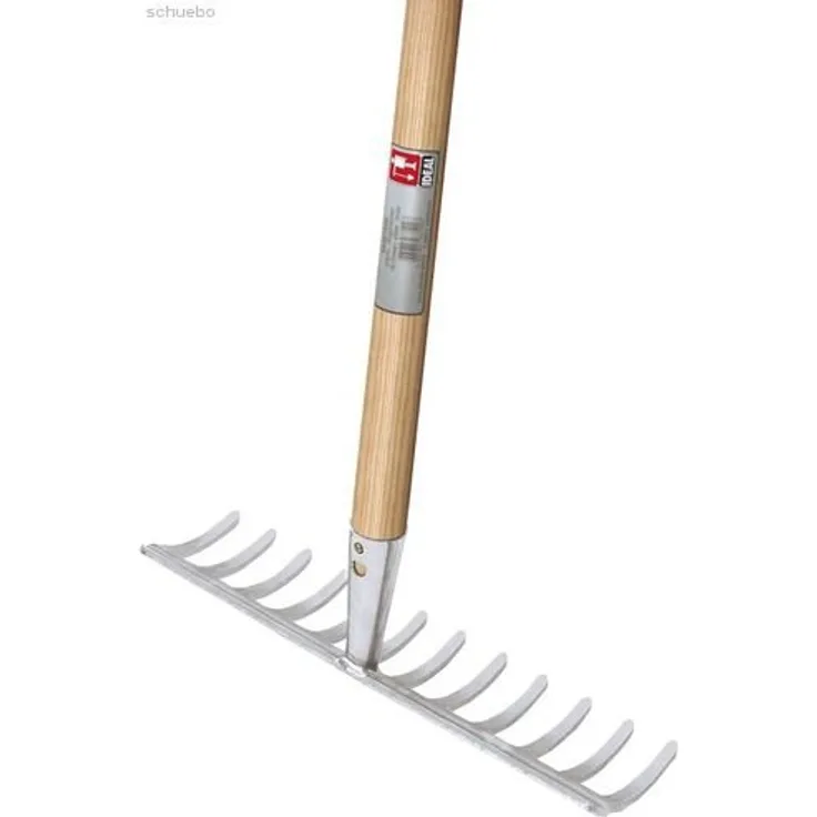 Idealspaten ? Gartenrechen mit 16 Zähne Stahl