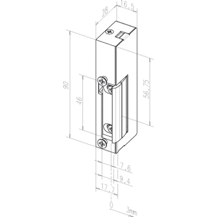 EFFEFF ASSA ABLOY Türöffner 29E L/R o.S.
